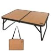 AKTIVE - Table De Camping Pliante Effet Bambou, 60x40x25 Cm -Matériel De Camping aktive table de camping pliante effet bambou 60x40x25 cm