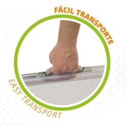 AKTIVE - Table Pliante Avec 2 Tabourets Et Poignée De Transpor, Gris 8 AKTIVE - Table Pliante Avec 2 Tabourets Et Poignée De Transpor, Gris -Matériel De Camping aktive table pliante avec 2 tabourets et poignee de transpor gris 2