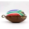 ALL SPORT VINTAGE - Trousse De Toilette Rugby - Marron Et Drapeau Sud Africain. -Matériel De Camping all sport vintage trousse de toilette rugby marron et drapeau sud africain