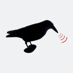 APPELANT PLASTIQUE CORBEAU CROASSEUR FLOQUÉ - CHASSE GIBIER D'EAU
