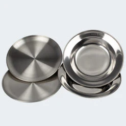 Assiette Camping Plate Et Creuse | Diamètre Env. 23 Cm | 2 Assiettes De Chaque -Matériel De Camping assiette camping plate et creuse diametre env 23 cm 2 assiettes de chaque 2
