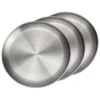 Assiette Plate De Camping | Diamètre Env. 23 Cm | Acier Inox | 3 Assiettes -Matériel De Camping assiette plate de camping diametre env 23 cm acier inox 3 assiettes