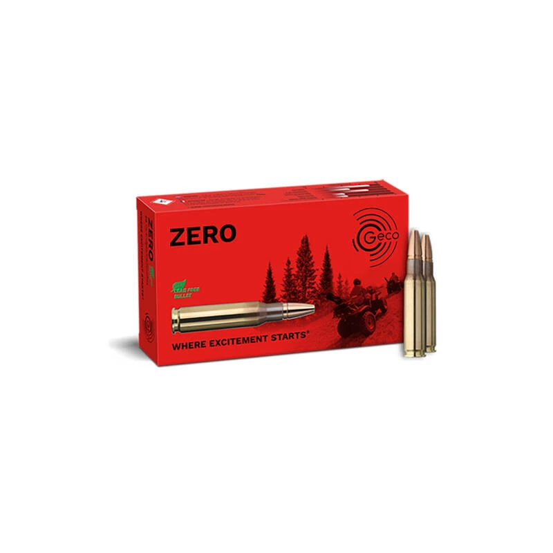 BALLE 30-06 GECO ZERO 8.8G/136 Grains 3 BALLE 30-06 GECO ZERO 8.8G/136 Grains