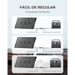 BLUETTI Panneau Solaire MP200 Pour Camping, Jardin, Voyage -Matériel De Camping bluetti panneau solaire mp200 pour camping jardin voyage 2