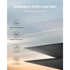 BLUETTI Panneau Solaire PV120 120W Pour Centrales Électriques EB3A Pour Camping -Matériel De Camping bluetti panneau solaire pv120 120w pour centrales electriques eb3a pour camping 3