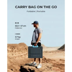 BLUETTI Panneau Solaire PV120 120W Pour Centrales Électriques EB3A Pour Camping -Matériel De Camping bluetti panneau solaire pv120 120w pour centrales electriques eb3a pour camping 4