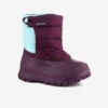 WEDZE Bottes De Neige Bébé, Après Ski Bébé WARM Violettes Et Turquoises -Matériel De Camping bottes de neige bebe apres ski bebe warm violettes et turquoises