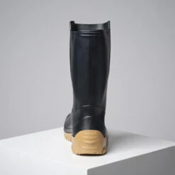 BOTTILLONS NOIRS LEGER PVC 100 FEMME -Matériel De Camping bottillons noirs leger pvc 100 femme 3