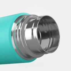 Quechua Bouteille Isotherme Inox 0,4L Avec Gobelet Pour La Randonnée - Turquoise -Matériel De Camping bouteille isotherme inox 04l avec gobelet pour la randonnee turquoise 6