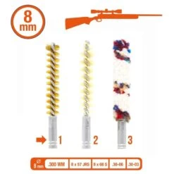Brosses De Rechange Pour Kit Armes Rayées (filetage 8/32) -Matériel De Camping brosses de rechange pour kit armes rayees filetage 832 3