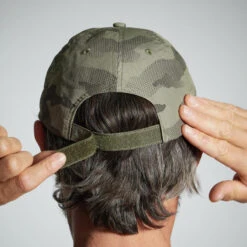 CASQUETTE 100 LEGERE CAMO WOODLAND VERT -Matériel De Camping casquette 100 legere camo woodland vert 2