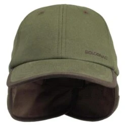 CASQUETTE CHASSE POLAIRE 100 JUNIOR VERTE -Matériel De Camping casquette chasse polaire 100 junior verte 6