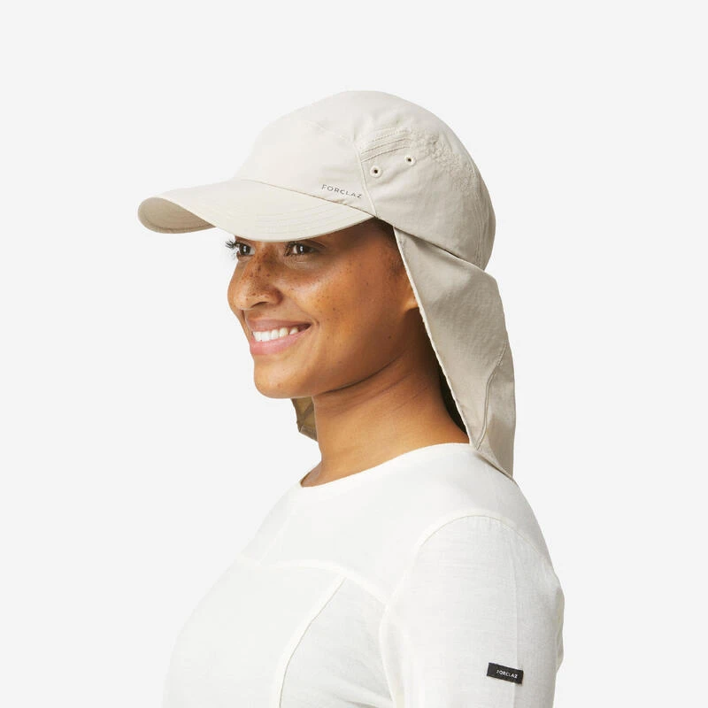 Casquette De Trekking Montagne TREK 900 ANTI-UV GRIS CLAIR 3 Casquette De Trekking Montagne TREK 900 ANTI-UV GRIS CLAIR