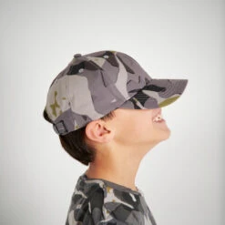 CASQUETTE SG100 JR CAMO WOODLAND GRIS -Matériel De Camping casquette sg100 jr camo woodland gris 2