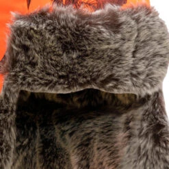 CHAPKA CHASSE CAMOUFLAGE ORANGE -Matériel De Camping chapka chasse camouflage orange 8