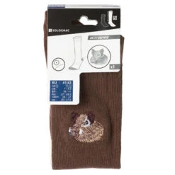 CHAUSSETTES CHASSE RESPIRANTES HAUTES 100 SANGLIER -Matériel De Camping chaussettes chasse respirantes hautes 100 sanglier 5