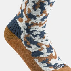 Quechua Chaussettes Chaudes De Randonnée - SH100 MID - Enfant X2 Paires -Matériel De Camping chaussettes chaudes de randonnee sh100 mid enfant x2 paires 6
