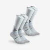 Quechua Chaussettes Randonnée - Hike 900 High Bleu- Lot De 2 Paires -Matériel De Camping chaussettes randonnee hike 900 high bleu lot de 2 paires