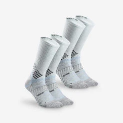 Quechua Chaussettes Randonnée - Hike 900 High Bleu- Lot De 2 Paires