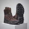 CHAUSSURES CHASSE IMPERMEABLES RESISTANTES MARRON CROSSHUNT 520 -Matériel De Camping chaussures chasse impermeables resistantes marron crosshunt 520