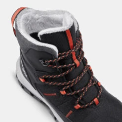 Quechua Chaussures Chaudes Et Imperméables De Randonnée - SH500 MTN Lacet - Enfant 35-38 -Matériel De Camping chaussures chaudes et impermeables de randonnee sh500 mtn lacet enfant 35 38 6