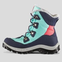 Quechua CHAUSSURES CHAUDES IMPERMÉABLES DE RANDONNÉE -SH500 WARM HIGH LACET-ENFANT 30-38 9 Quechua CHAUSSURES CHAUDES IMPERMÉABLES DE RANDONNÉE -SH500 WARM HIGH LACET-ENFANT 30-38 -Matériel De Camping chaussures chaudes impermeables de randonnee sh500 warm high lacet enfant 30 38 2