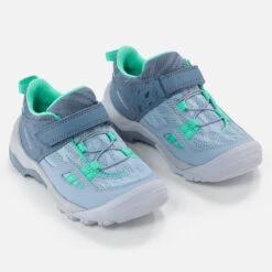 Quechua Chaussures De Randonnée Enfant à Scratch Crossrock Bleue Du 24 AU 34 -Matériel De Camping chaussures de randonnee enfant a scratch crossrock bleue du 24 au 34 3