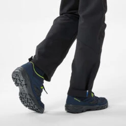 Quechua Chaussures De Randonnée Enfant Avec Lacets - NH100 Bleu - 35 AU 38 -Matériel De Camping chaussures de randonnee enfant avec lacets nh100 bleu 35 au 38 2