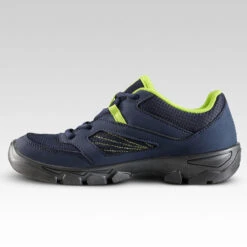 Quechua Chaussures De Randonnée Enfant Avec Lacets - NH100 Bleu - 35 AU 38 -Matériel De Camping chaussures de randonnee enfant avec lacets nh100 bleu 35 au 38 5