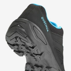 Quechua Chaussures De Randonnée Enfant Avec Lacets - NH100 Noire - 35 AU 38 -Matériel De Camping chaussures de randonnee enfant avec lacets nh100 noire 35 au 38 5