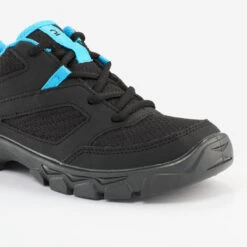 Quechua Chaussures De Randonnée Enfant Avec Lacets - NH100 Noire - 35 AU 38 -Matériel De Camping chaussures de randonnee enfant avec lacets nh100 noire 35 au 38 7