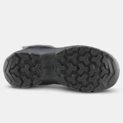 Quechua Chaussures De Randonnée Enfant Avec Scratch MH100 Mid Grise Foncée Du 24 AU 34 -Matériel De Camping chaussures de randonnee enfant avec scratch mh100 mid grise foncee du 24 au 34 2