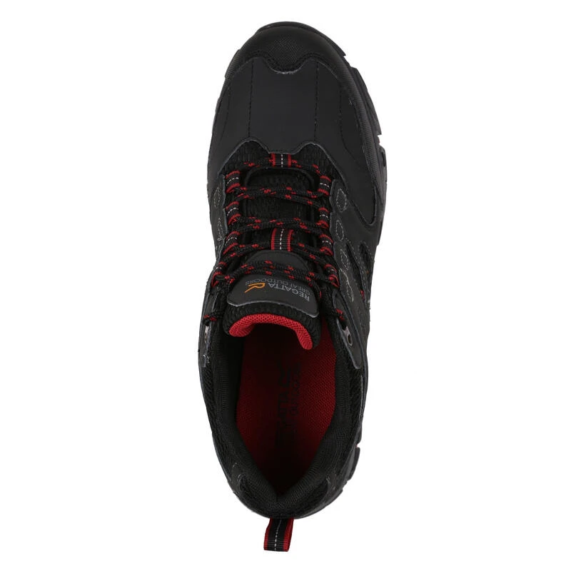 Regatta Chaussures De Randonnée HOLCOMBE Homme (Gris Foncé/rouge Foncé) 6 Regatta Chaussures De Randonnée HOLCOMBE Homme (Gris Foncé/rouge Foncé) – Image 4