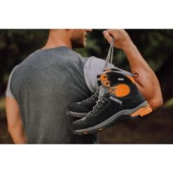 Chaussures De Randonnée PM026 Pour Hommes Imperméables Avec Membrane Et Daim -Matériel De Camping chaussures de randonnee pm026 pour hommes impermeables avec membrane et daim 4