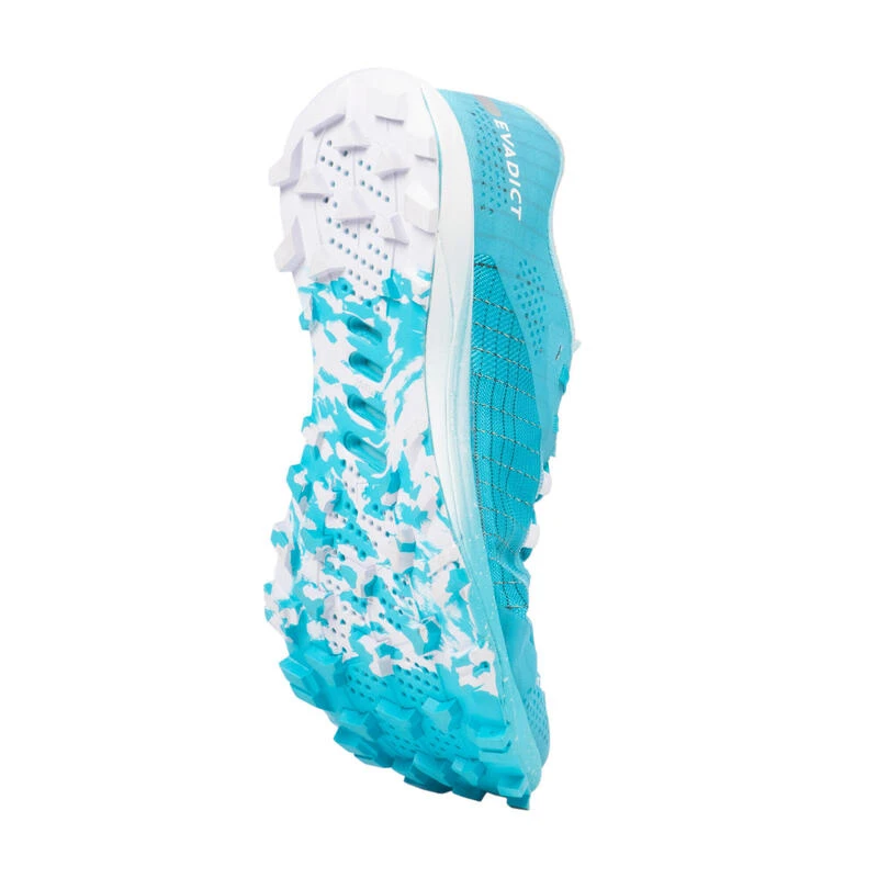 Chaussures De Trail Running Pour Femme Race Light Bleu Ciel Et Blanc 10 Chaussures De Trail Running Pour Femme Race Light Bleu Ciel Et Blanc – Image 8