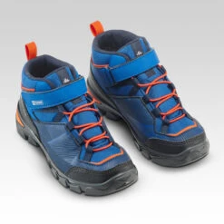 Quechua Chaussures Imperméables De Randonnée -MH120 MID Bleues- Enfant 28 AU 34 Scratch 10 Quechua Chaussures Imperméables De Randonnée -MH120 MID Bleues- Enfant 28 AU 34 Scratch -Matériel De Camping chaussures impermeables de randonnee mh120 mid bleues enfant 28 au 34 scratch 2
