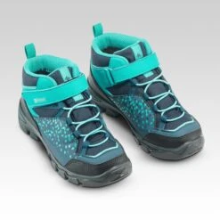 Quechua Chaussures Imperméables De Randonnée - MH120 MID Turquoises - Enfant 28 AU 34 11 Quechua Chaussures Imperméables De Randonnée - MH120 MID Turquoises - Enfant 28 AU 34 -Matériel De Camping chaussures impermeables de randonnee mh120 mid turquoises enfant 28 au 34 3