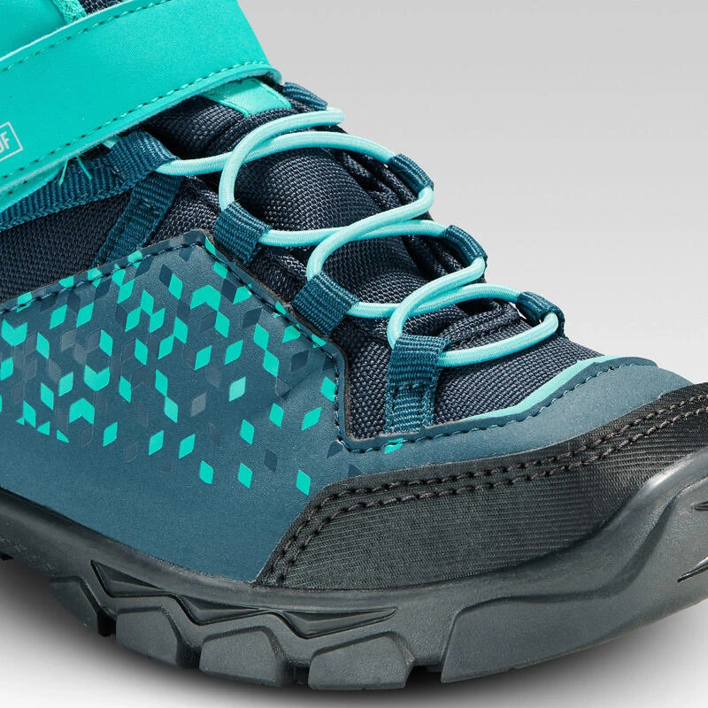 Quechua Chaussures Imperméables De Randonnée - MH120 MID Turquoises - Enfant 28 AU 34 8 Quechua Chaussures Imperméables De Randonnée - MH120 MID Turquoises - Enfant 28 AU 34 – Image 6