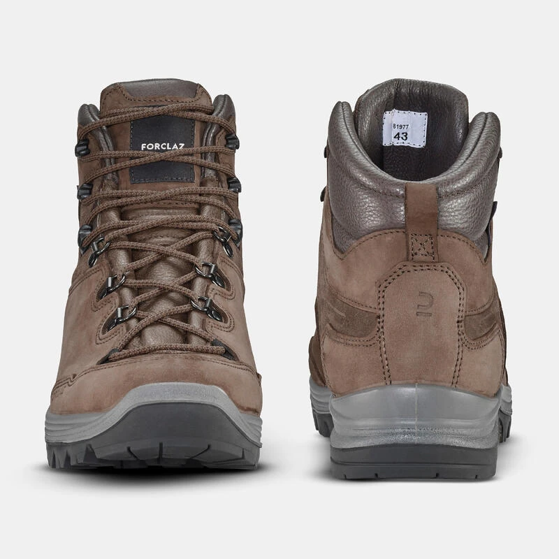 CHAUSSURES TREKKING CUIR IMPERMÉABLES - MT500 - HOMME HAUTE 6 CHAUSSURES TREKKING CUIR IMPERMÉABLES - MT500 - HOMME HAUTE – Image 4