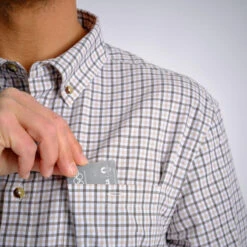 CHEMISE 100 A CARREAUX BLANCHE -Matériel De Camping chemise 100 a carreaux blanche 3