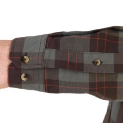 Chemise Manches Longues Chasse Coton Chaude Homme - 500 Carreaux Vert -Matériel De Camping chemise manches longues chasse coton chaude homme 500 carreaux vert 9