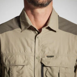 CHEMISE MANCHES LONGUES LEGERE ET RESPIRANTE 520 VERTE -Matériel De Camping chemise manches longues legere et respirante 520 verte 2