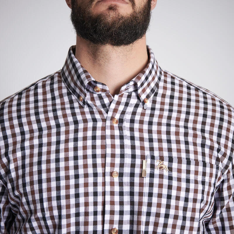 CHEMISE VERNEY CARRON À CARREAUX BLANCHE 5 CHEMISE VERNEY CARRON À CARREAUX BLANCHE – Image 3