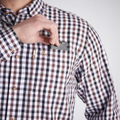 CHEMISE VERNEY CARRON À CARREAUX BLANCHE 10 CHEMISE VERNEY CARRON À CARREAUX BLANCHE -Matériel De Camping chemise verney carron a carreaux blanche 3