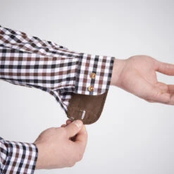 CHEMISE VERNEY CARRON À CARREAUX BLANCHE 11 CHEMISE VERNEY CARRON À CARREAUX BLANCHE -Matériel De Camping chemise verney carron a carreaux blanche 4