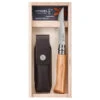 Coffret Couteau Opinel Randonnée Numéro 8 En Bois D'olivier, Avec Son étui Cuir -Matériel De Camping coffret couteau opinel randonnee numero 8 en bois dolivier avec son etui cuir