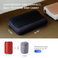 Coussin D'air Flextail Gear Zero Pillow - Beige -Matériel De Camping coussin dair flextail gear zero pillow beige 6