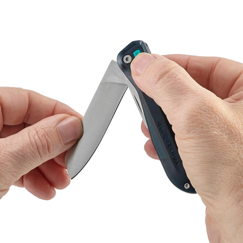 Quechua Couteau Multi-fonctions De Randonnée MH500 à Blocage De Lame 7 Quechua Couteau Multi-fonctions De Randonnée MH500 à Blocage De Lame – Image 5