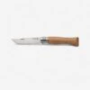 Couteau Pliant 9 Cm Inox Opinel N°9 Chêne -Matériel De Camping couteau pliant 9 cm inox opinel n9 chene