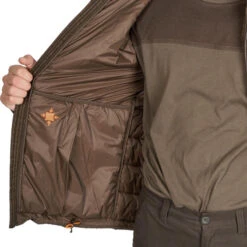 Doudoune De Chasse Chaude Compactable Marron 900. -Matériel De Camping doudoune de chasse chaude compactable marron 900 8